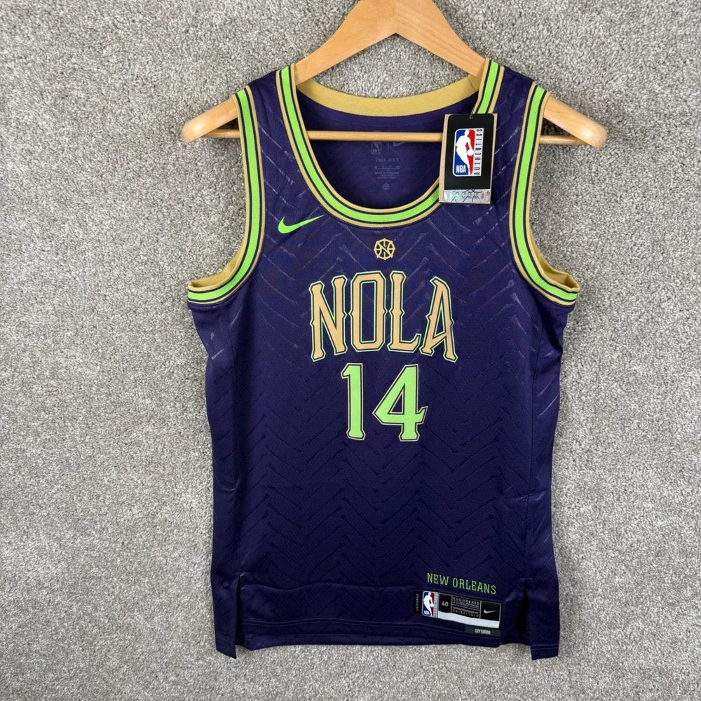 Nike New‎ Orleans Pelicans Brandon Ingram 14 City Edition Jersey Mens Small NEW